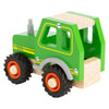 Small foot - houten tractor groen