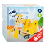Small foot - houten graafmachine geel - afbeelding 2