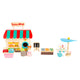 Small foot - houten meeneem speelwinkel poppenhuis, 15dlg.