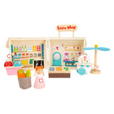 Small foot - houten meeneem speelwinkel poppenhuis, 15dlg. - afbeelding 4