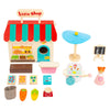 Small foot - houten meeneem speelwinkel poppenhuis, 15dlg.