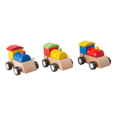 Small foot - houten trein opwindbaar, per stuk