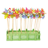 Small foot - houten windmolen bloemen 28cm, 24st. - afbeelding 1