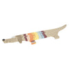 Small foot - houten letter- en vormenpuzzel hond, 26st.