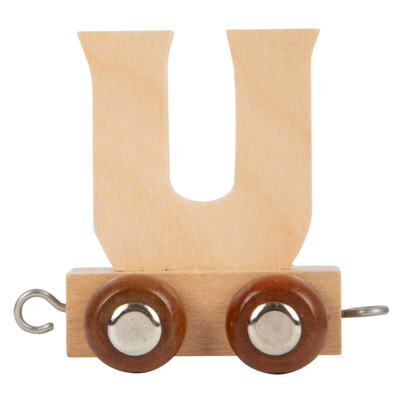 Small foot - houten lettertrein - u