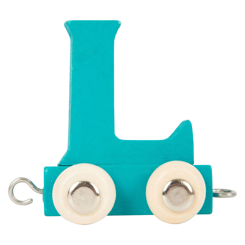 Small foot - houten lettertrein kleur - l