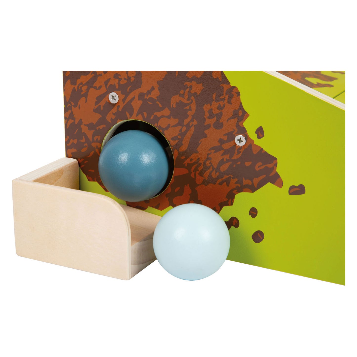Small foot houten minigolfset - kinderspel met mol thema, educatief speelgoed.