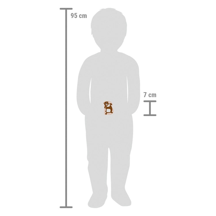 Small foot - houten dieren kinderletter - b