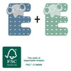 Small foot - houten dieren kinderletter - e