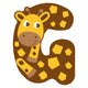 Small foot - houten dieren kinderletter - g