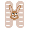 Small foot - houten dieren kinderletter - h