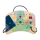 Small foot - houten led activiteitenbord met licht en schakelaars