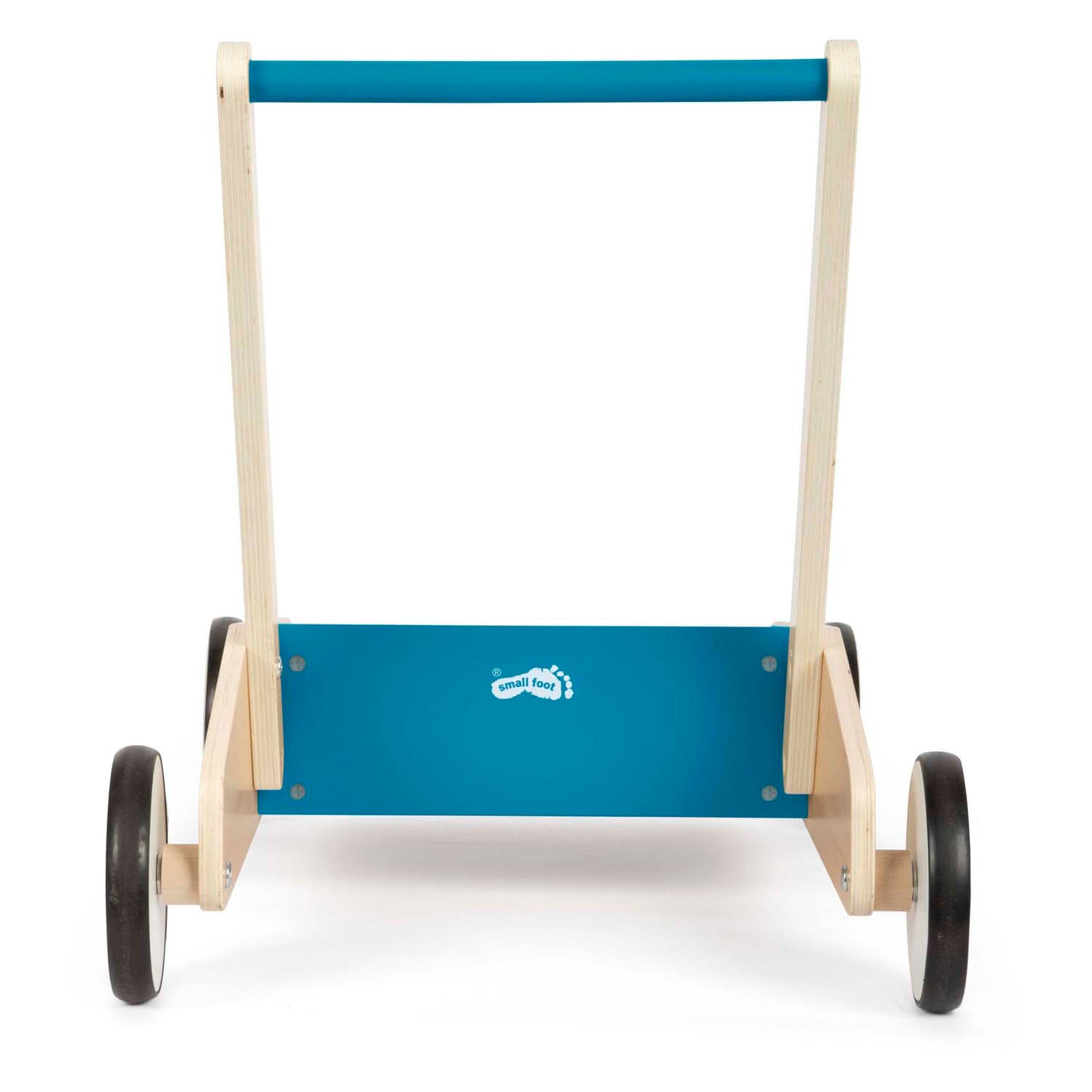 Small foot houten loopwagen petrol blauw