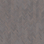DUTCH WALLCOVERINGS DUTCH WALLCOVERINGS Behang Fishbone bruin en goudkleurig - afbeelding 1