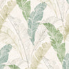 Dutch wallcoverings dutch wallcoverings behang tropical leaf grijs en groen