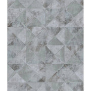 Noordwand behang topchic graphic shapes facet metallic grijs - afbeelding 1