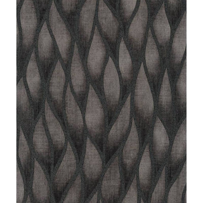 Noordwand behang topchic flames and drops metallic grijs