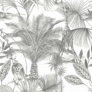 DUTCH WALLCOVERINGS DUTCH WALLCOVERINGS Behang Kidatu grijs en wit - afbeelding 2