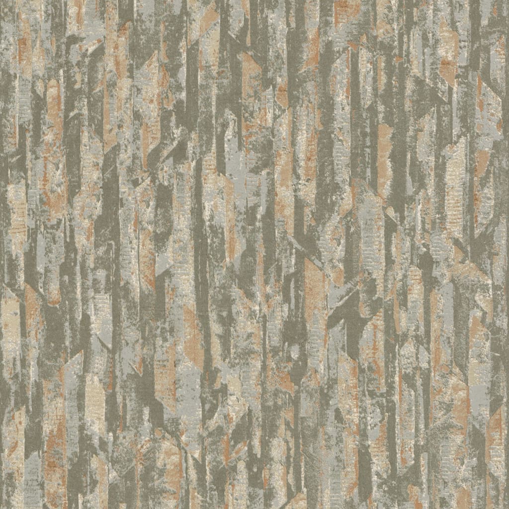 Dutch wallcoverings behang phoenix groen en beige