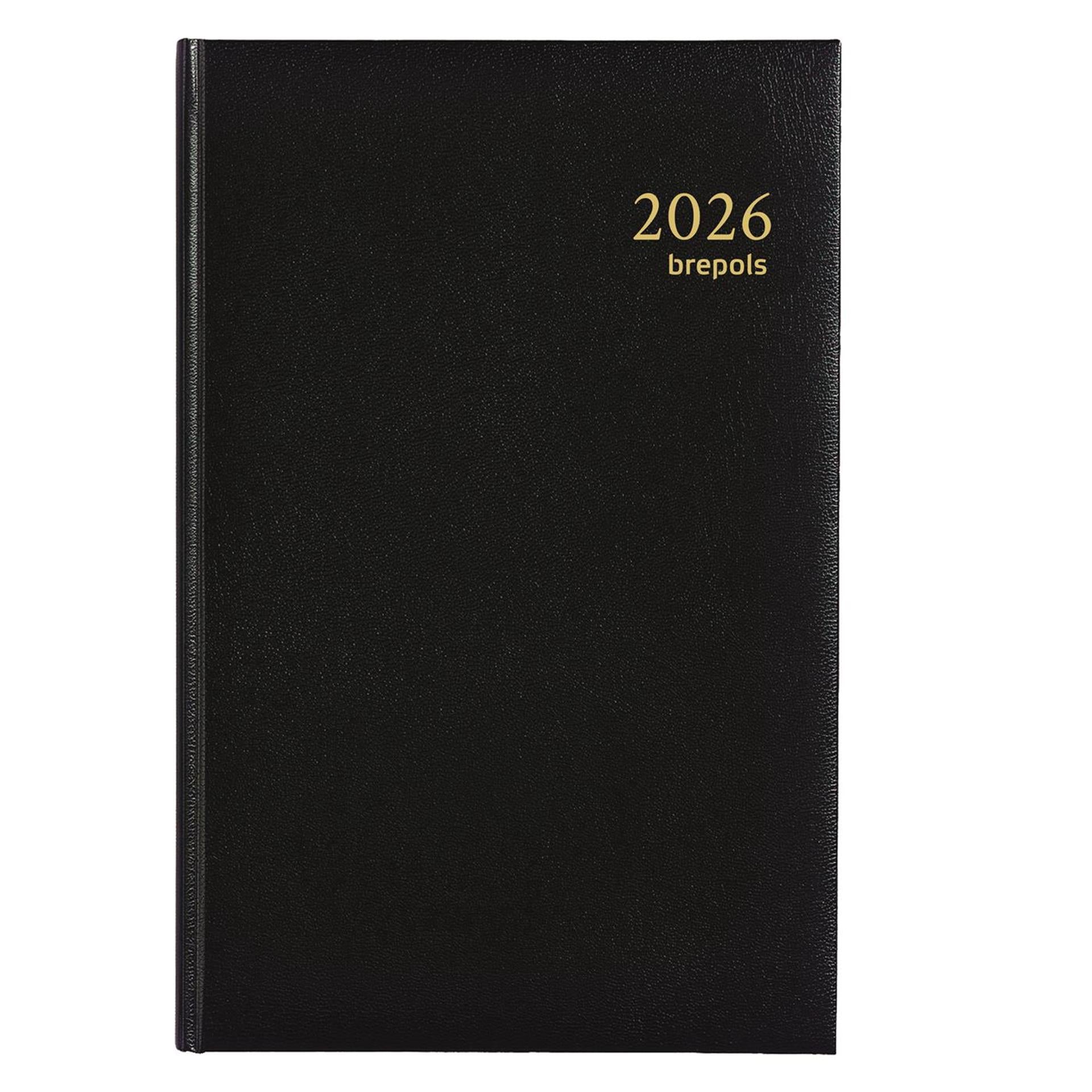 Brepols agenda saturnus week 2026 lima zwart