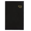 Brepols bureauagenda saturnus week 2026 lima zwart 13x21 cm