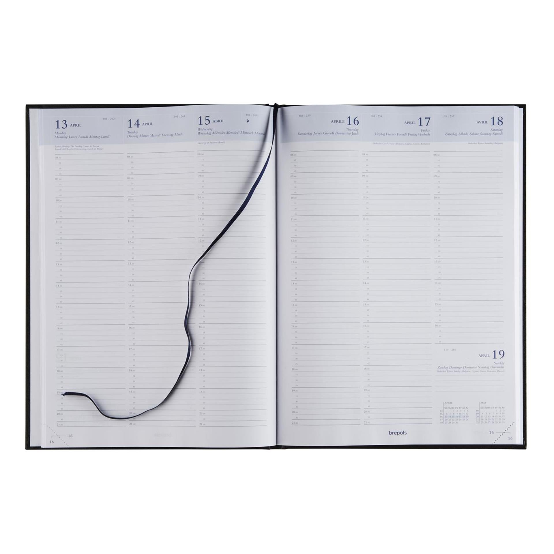 Brepols agenda omega week 2026 lima blauw
