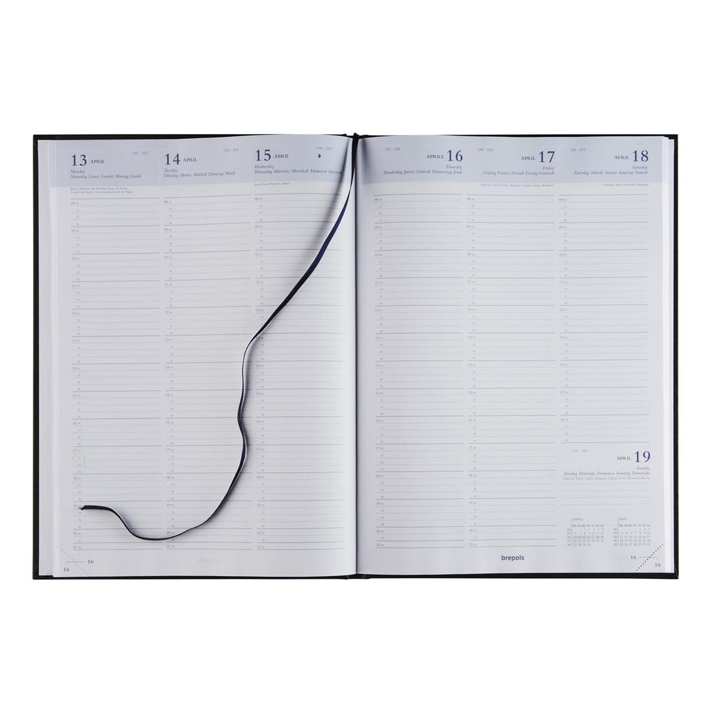 Brepols agenda omega week 2026 lima blauw
