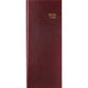 Brepols bureauagenda saturnus lang 1 dag 2026 lima bordeaux 13x33cm