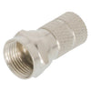 Valueline fc-001prof f-connector male metaal zilver