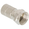 Valueline fc-001prof f-connector male metaal zilver
