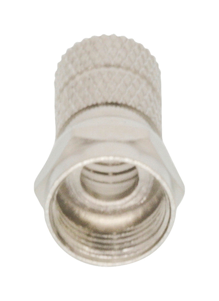 Valueline fc-001prof f-connector male metaal zilver