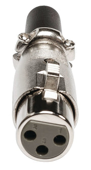 Valueline xlr-3fcl connector xlr 3-pin female metaal zilver - afbeelding 2