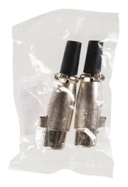 Valueline xlr-3fcl connector xlr 3-pin female metaal zilver - afbeelding 3