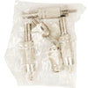 Valueline cc-010 rca plug + prt. metaal verguld rood