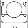 Hq w1-04510 kogellager 6201 zz