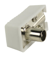 Valueline vlsp40900w gehoekte coax connectoren coax mannelijk wit - afbeelding 1