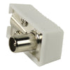 Valueline vlsp40900w gehoekte coax connectoren coax mannelijk wit