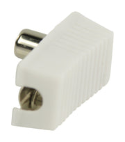 Valueline vlsp40900w gehoekte coax connectoren coax mannelijk wit - afbeelding 3