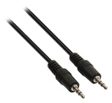 Valueline vlap22000b05 jack stereo audiokabel 3,5 mm mannelijk - 3,5 mm mannelijk 0,50 m zwart - afbeelding 2