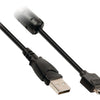 Valueline vlcp60806b20 camera data kabel usb 2.0 a male - 12p canon connector male 2,00 m zwart