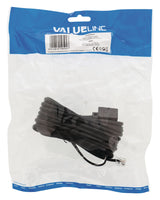Valueline Valueline VLTP90205B100 Telecom Verlengkabel Rj11 Mannelijk Rj11 Vrouwelijk 10,0 M Zwart - afbeelding 4