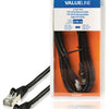 Valueline vlcb85110b30 ftp cat5e netwerkkabel rj45 mannelijk - rj45 mannelijk 3,00 m zwart