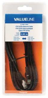Valueline vlcb85110b30 ftp cat5e netwerkkabel rj45 mannelijk - rj45 mannelijk 3,00 m zwart - afbeelding 4