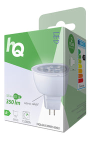 Hq lgu53 mr16002 led-lamp mr16 gu5.3 5,5 w 350 lm 2 700 k - afbeelding 3
