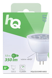 Hq lgu53 mr16002 led-lamp mr16 gu5.3 5,5 w 350 lm 2 700 k - afbeelding 4