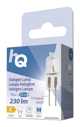 Hq hg4 caps003 halogeenlamp capsule g4 16 w 230 lm 2 800 k - afbeelding 4