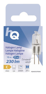 Hq hg4 caps003 halogeenlamp capsule g4 16 w 230 lm 2 800 k - afbeelding 5