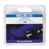 Valueline vlmb60890b10 micro-usb-autolader micro usb male - 12v autoaansluiting 1,00 m zwart 2.1a
