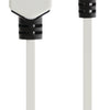 K ouml;nig knm39300w10 sync and charge kabel 8-pins lightning male - usb 2.0 a male 1,00 m wit