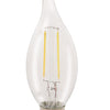 Hq lfe14fltp001 led retro filament lamp e14 gebogen kaars 2 w 210 lm 2700 k
